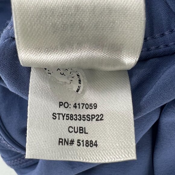 Patagonia Fleetwith Travel Dress M Blue Tank Drawstring Waist Stretch Active - Picture 4 of 13